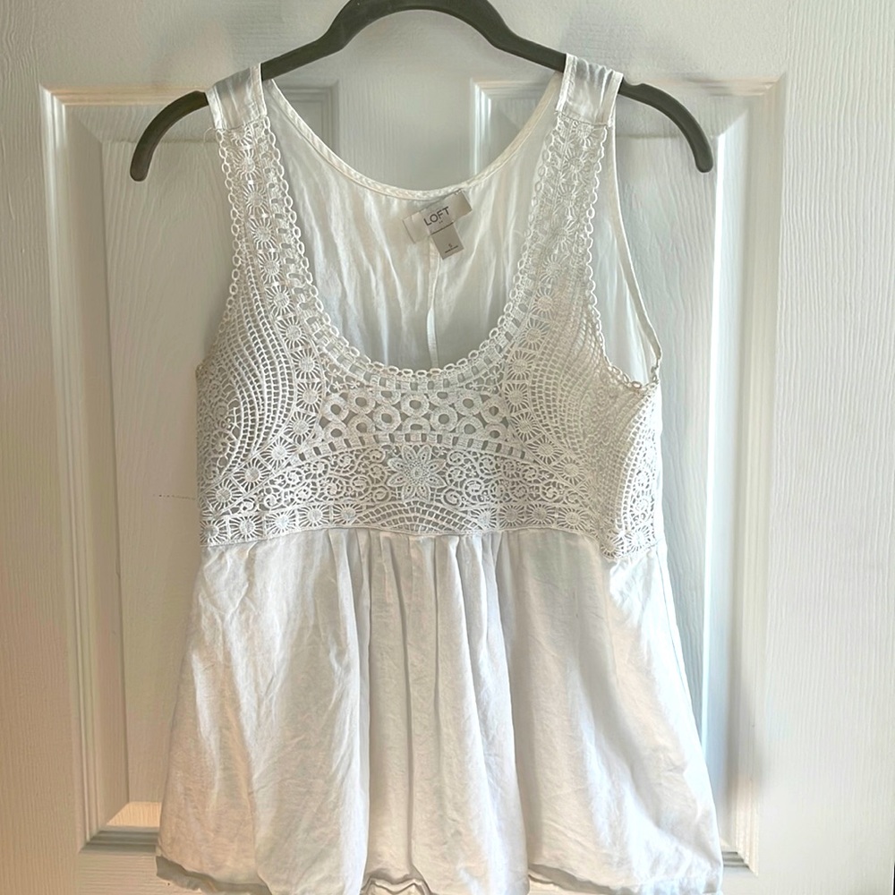 Loft stitched tank top